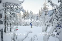 26.11.2023, Ruka, Finland (FIN): Kamila Makhmutova (KAZ) - FIS world cup cross-country, mass, Ruka (FIN). www.nordicfocus.com. © Modica/NordicFocus. Every downloaded picture is fee-liable.