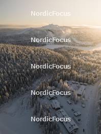 23.11.2023, Ruka, Finland (FIN): Aerial view of RukaÕs village and stadium   - FIS world cup cross-country, training, Ruka (FIN). www.nordicfocus.com. © Modica/NordicFocus. Every downloaded picture is fee-liable.