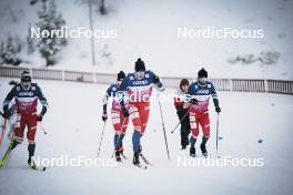 23.11.2023, Ruka, Finland (FIN): Andres Cerny (CZE), Michal Novak (CZE), (l-r)  - FIS world cup cross-country, training, Ruka (FIN). www.nordicfocus.com. © Modica/NordicFocus. Every downloaded picture is fee-liable.