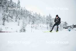 23.11.2023, Ruka, Finland (FIN): Lucas Chanavat (FRA) - FIS world cup cross-country, training, Ruka (FIN). www.nordicfocus.com. © Modica/NordicFocus. Every downloaded picture is fee-liable.