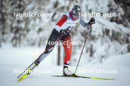 02.12.2023, Gaellivare, Sweden (SWE): Katherine Stewart-Jones (CAN) - FIS world cup cross-country, 10km, Gaellivare (SWE). www.nordicfocus.com. © Modica/NordicFocus. Every downloaded picture is fee-liable.