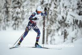 02.12.2023, Gaellivare, Sweden (SWE): Delphine Claudel (FRA) - FIS world cup cross-country, 10km, Gaellivare (SWE). www.nordicfocus.com. © Modica/NordicFocus. Every downloaded picture is fee-liable.