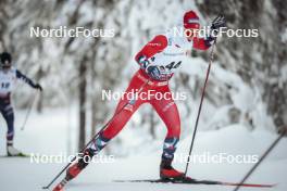 02.12.2023, Gaellivare, Sweden (SWE): Anne Kjersti Kalvaa (NOR) - FIS world cup cross-country, 10km, Gaellivare (SWE). www.nordicfocus.com. © Modica/NordicFocus. Every downloaded picture is fee-liable.
