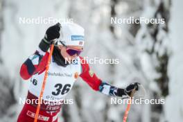 02.12.2023, Gaellivare, Sweden (SWE): Astrid Oeyre Slind (NOR) - FIS world cup cross-country, 10km, Gaellivare (SWE). www.nordicfocus.com. © Modica/NordicFocus. Every downloaded picture is fee-liable.