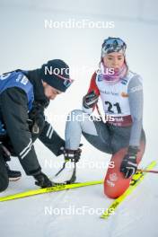 02.12.2023, Gaellivare, Sweden (SWE): Katherine Stewart-Jones (CAN) - FIS world cup cross-country, 10km, Gaellivare (SWE). www.nordicfocus.com. © Modica/NordicFocus. Every downloaded picture is fee-liable.