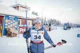 02.12.2023, Gaellivare, Sweden (SWE): Jessie Diggins (USA) - FIS world cup cross-country, 10km, Gaellivare (SWE). www.nordicfocus.com. © Modica/NordicFocus. Every downloaded picture is fee-liable.