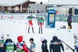 03.12.2023, Gaellivare, Sweden (SWE): Tomas Lukes (CZE), Ludek Seller (CZE), (l-r)  - FIS world cup cross-country, relay, Gaellivare (SWE). www.nordicfocus.com. © Modica/NordicFocus. Every downloaded picture is fee-liable.