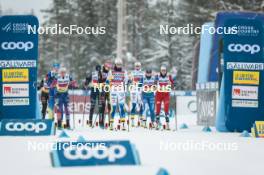03.12.2023, Gaellivare, Sweden (SWE): Start of womens race, first group - FIS world cup cross-country, relay, Gaellivare (SWE). www.nordicfocus.com. © Modica/NordicFocus. Every downloaded picture is fee-liable.
