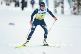 03.12.2023, Gaellivare, Sweden (SWE): Francesca Franchi (ITA) - FIS world cup cross-country, relay, Gaellivare (SWE). www.nordicfocus.com. © Modica/NordicFocus. Every downloaded picture is fee-liable.