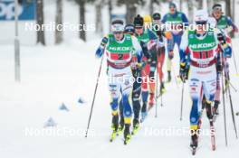 03.12.2023, Gaellivare, Sweden (SWE): Johan Haeggstroem (SWE) - FIS world cup cross-country, relay, Gaellivare (SWE). www.nordicfocus.com. © Modica/NordicFocus. Every downloaded picture is fee-liable.