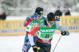 03.12.2023, Gaellivare, Sweden (SWE): Zak Ketterson (USA) - FIS world cup cross-country, relay, Gaellivare (SWE). www.nordicfocus.com. © Modica/NordicFocus. Every downloaded picture is fee-liable.