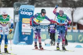 03.12.2023, Gaellivare, Sweden (SWE): Scott Patterson (USA), Zanden Mcmullen (USA), (l-r)  - FIS world cup cross-country, relay, Gaellivare (SWE). www.nordicfocus.com. © Modica/NordicFocus. Every downloaded picture is fee-liable.