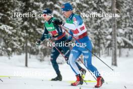 03.12.2023, Gaellivare, Sweden (SWE): Lauri Lepisto (FIN) - FIS world cup cross-country, relay, Gaellivare (SWE). www.nordicfocus.com. © Modica/NordicFocus. Every downloaded picture is fee-liable.