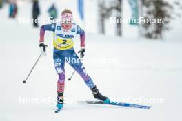 03.12.2023, Gaellivare, Sweden (SWE): Sophia Laukli (USA) - FIS world cup cross-country, relay, Gaellivare (SWE). www.nordicfocus.com. © Modica/NordicFocus. Every downloaded picture is fee-liable.