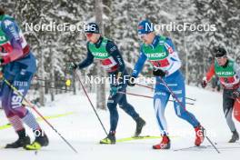 03.12.2023, Gaellivare, Sweden (SWE): Davide Graz (ITA) - FIS world cup cross-country, relay, Gaellivare (SWE). www.nordicfocus.com. © Modica/NordicFocus. Every downloaded picture is fee-liable.