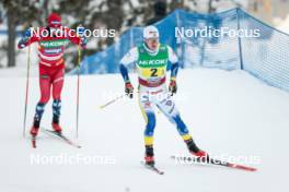 03.12.2023, Gaellivare, Sweden (SWE): Leo Johansson (SWE) - FIS world cup cross-country, relay, Gaellivare (SWE). www.nordicfocus.com. © Modica/NordicFocus. Every downloaded picture is fee-liable.