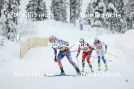 03.12.2023, Gaellivare, Sweden (SWE): Jessie Diggins (USA) - FIS world cup cross-country, relay, Gaellivare (SWE). www.nordicfocus.com. © Modica/NordicFocus. Every downloaded picture is fee-liable.