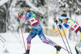 03.12.2023, Gaellivare, Sweden (SWE): Luke Jager (USA) - FIS world cup cross-country, relay, Gaellivare (SWE). www.nordicfocus.com. © Modica/NordicFocus. Every downloaded picture is fee-liable.