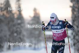 01.12.2023, Gaellivare, Sweden (SWE): Hugo Lapalus (FRA) - FIS world cup cross-country, training, Gaellivare (SWE). www.nordicfocus.com. © Modica/NordicFocus. Every downloaded picture is fee-liable.