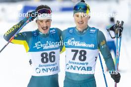 10.12.2023, Oestersund, Sweden (SWE): Fedele De Campo (AUS), Seve De Campo (AUS), (l-r)  - FIS world cup cross-country, 10km, Oestersund (SWE). www.nordicfocus.com. © Modica/NordicFocus. Every downloaded picture is fee-liable.