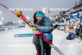 10.12.2023, Oestersund, Sweden (SWE): Coletta Rydzek (GER), Victoria Carl (GER), (l-r) - FIS world cup cross-country, 10km, Oestersund (SWE). www.nordicfocus.com. © Modica/NordicFocus. Every downloaded picture is fee-liable.