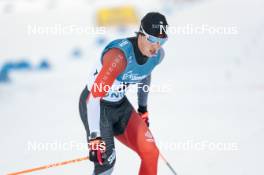 10.12.2023, Oestersund, Sweden (SWE): Xavier Mckeever (CAN) - FIS world cup cross-country, 10km, Oestersund (SWE). www.nordicfocus.com. © Modica/NordicFocus. Every downloaded picture is fee-liable.