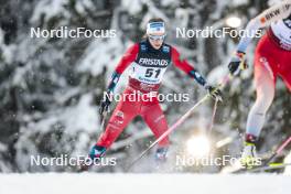10.12.2023, Oestersund, Sweden (SWE): Kristin Austgulen Fosnaes (NOR) - FIS world cup cross-country, 10km, Oestersund (SWE). www.nordicfocus.com. © Modica/NordicFocus. Every downloaded picture is fee-liable.