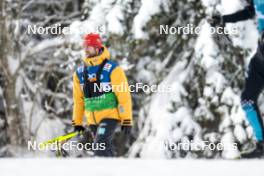 10.12.2023, Oestersund, Sweden (SWE): Axel Teichmann (GER) coach Team Germany - FIS world cup cross-country, 10km, Oestersund (SWE). www.nordicfocus.com. © Modica/NordicFocus. Every downloaded picture is fee-liable.