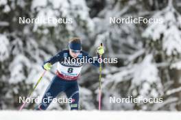 10.12.2023, Oestersund, Sweden (SWE): Anna Comarella (ITA) - FIS world cup cross-country, 10km, Oestersund (SWE). www.nordicfocus.com. © Modica/NordicFocus. Every downloaded picture is fee-liable.