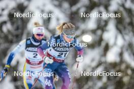 10.12.2023, Oestersund, Sweden (SWE): Sophia Laukli (USA) - FIS world cup cross-country, 10km, Oestersund (SWE). www.nordicfocus.com. © Modica/NordicFocus. Every downloaded picture is fee-liable.