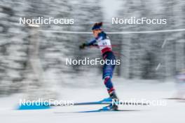10.12.2023, Oestersund, Sweden (SWE): Delphine Claudel (FRA) - FIS world cup cross-country, 10km, Oestersund (SWE). www.nordicfocus.com. © Proserpio/NordicFocus. Every downloaded picture is fee-liable.