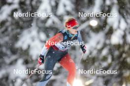 10.12.2023, Oestersund, Sweden (SWE): Amelia Wells (CAN) - FIS world cup cross-country, 10km, Oestersund (SWE). www.nordicfocus.com. © Modica/NordicFocus. Every downloaded picture is fee-liable.