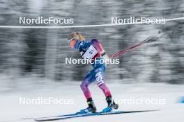 10.12.2023, Oestersund, Sweden (SWE): Sophia Laukli (USA) - FIS world cup cross-country, 10km, Oestersund (SWE). www.nordicfocus.com. © Proserpio/NordicFocus. Every downloaded picture is fee-liable.