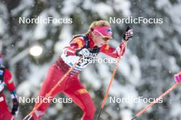 10.12.2023, Oestersund, Sweden (SWE): Teresa Stadlober (AUT) - FIS world cup cross-country, 10km, Oestersund (SWE). www.nordicfocus.com. © Modica/NordicFocus. Every downloaded picture is fee-liable.