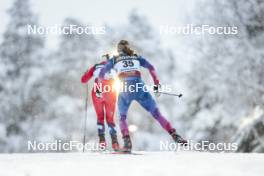 10.12.2023, Oestersund, Sweden (SWE): Rosie Brennan (USA) - FIS world cup cross-country, 10km, Oestersund (SWE). www.nordicfocus.com. © Modica/NordicFocus. Every downloaded picture is fee-liable.