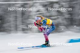 10.12.2023, Oestersund, Sweden (SWE): Jessie Diggins (USA) - FIS world cup cross-country, 10km, Oestersund (SWE). www.nordicfocus.com. © Proserpio/NordicFocus. Every downloaded picture is fee-liable.