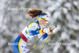 10.12.2023, Oestersund, Sweden (SWE): Moa Lundgren (SWE) - FIS world cup cross-country, 10km, Oestersund (SWE). www.nordicfocus.com. © Modica/NordicFocus. Every downloaded picture is fee-liable.