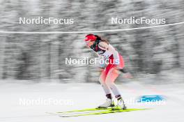 10.12.2023, Oestersund, Sweden (SWE): Anja Weber (SUI) - FIS world cup cross-country, 10km, Oestersund (SWE). www.nordicfocus.com. © Proserpio/NordicFocus. Every downloaded picture is fee-liable.