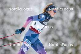 10.12.2023, Oestersund, Sweden (SWE): Alayna Sonnesyn (USA) - FIS world cup cross-country, 10km, Oestersund (SWE). www.nordicfocus.com. © Modica/NordicFocus. Every downloaded picture is fee-liable.