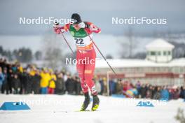 09.12.2023, Oestersund, Sweden (SWE): Benjamin Moser (AUT) - FIS world cup cross-country, individual sprint, Oestersund (SWE). www.nordicfocus.com. © Modica/NordicFocus. Every downloaded picture is fee-liable.