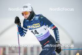 09.12.2023, Oestersund, Sweden (SWE): Lena Quintin (FRA) - FIS world cup cross-country, individual sprint, Oestersund (SWE). www.nordicfocus.com. © Modica/NordicFocus. Every downloaded picture is fee-liable.