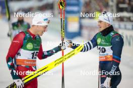 09.12.2023, Oestersund, Sweden (SWE): Even Northug (NOR), Jules Chappaz (FRA), (l-r)  - FIS world cup cross-country, individual sprint, Oestersund (SWE). www.nordicfocus.com. © Modica/NordicFocus. Every downloaded picture is fee-liable.