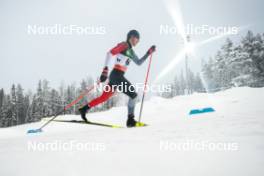 09.12.2023, Oestersund, Sweden (SWE): Xavier Mckeever (CAN) - FIS world cup cross-country, individual sprint, Oestersund (SWE). www.nordicfocus.com. © Modica/NordicFocus. Every downloaded picture is fee-liable.