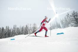 09.12.2023, Oestersund, Sweden (SWE): Ansgar Evensen (NOR) - FIS world cup cross-country, individual sprint, Oestersund (SWE). www.nordicfocus.com. © Modica/NordicFocus. Every downloaded picture is fee-liable.