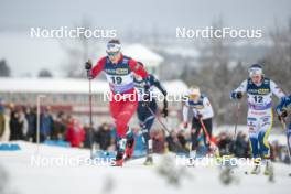 09.12.2023, Oestersund, Sweden (SWE): Lotta Udnes Weng (NOR), Ebba Andersson (SWE), (l-r)  - FIS world cup cross-country, individual sprint, Oestersund (SWE). www.nordicfocus.com. © Modica/NordicFocus. Every downloaded picture is fee-liable.