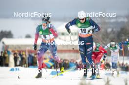 09.12.2023, Oestersund, Sweden (SWE): James Clinton Schoonmaker (USA), Jules Chappaz (FRA), (l-r)  - FIS world cup cross-country, individual sprint, Oestersund (SWE). www.nordicfocus.com. © Modica/NordicFocus. Every downloaded picture is fee-liable.