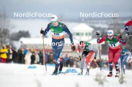 09.12.2023, Oestersund, Sweden (SWE): Theo Schely (FRA), Haavard Solaas Taugboel (NOR), (l-r)  - FIS world cup cross-country, individual sprint, Oestersund (SWE). www.nordicfocus.com. © Modica/NordicFocus. Every downloaded picture is fee-liable.