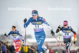 09.12.2023, Oestersund, Sweden (SWE): Anne Kyllonen (FIN) - FIS world cup cross-country, individual sprint, Oestersund (SWE). www.nordicfocus.com. © Modica/NordicFocus. Every downloaded picture is fee-liable.