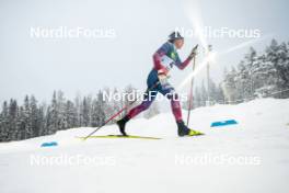 09.12.2023, Oestersund, Sweden (SWE): Luke Jager (USA) - FIS world cup cross-country, individual sprint, Oestersund (SWE). www.nordicfocus.com. © Modica/NordicFocus. Every downloaded picture is fee-liable.