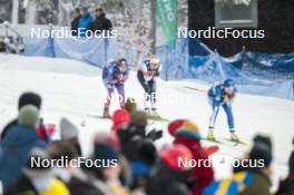 09.12.2023, Oestersund, Sweden (SWE): Julia Kern (USA), Maerta Rosenberg (SWE), (l-r)  - FIS world cup cross-country, individual sprint, Oestersund (SWE). www.nordicfocus.com. © Modica/NordicFocus. Every downloaded picture is fee-liable.